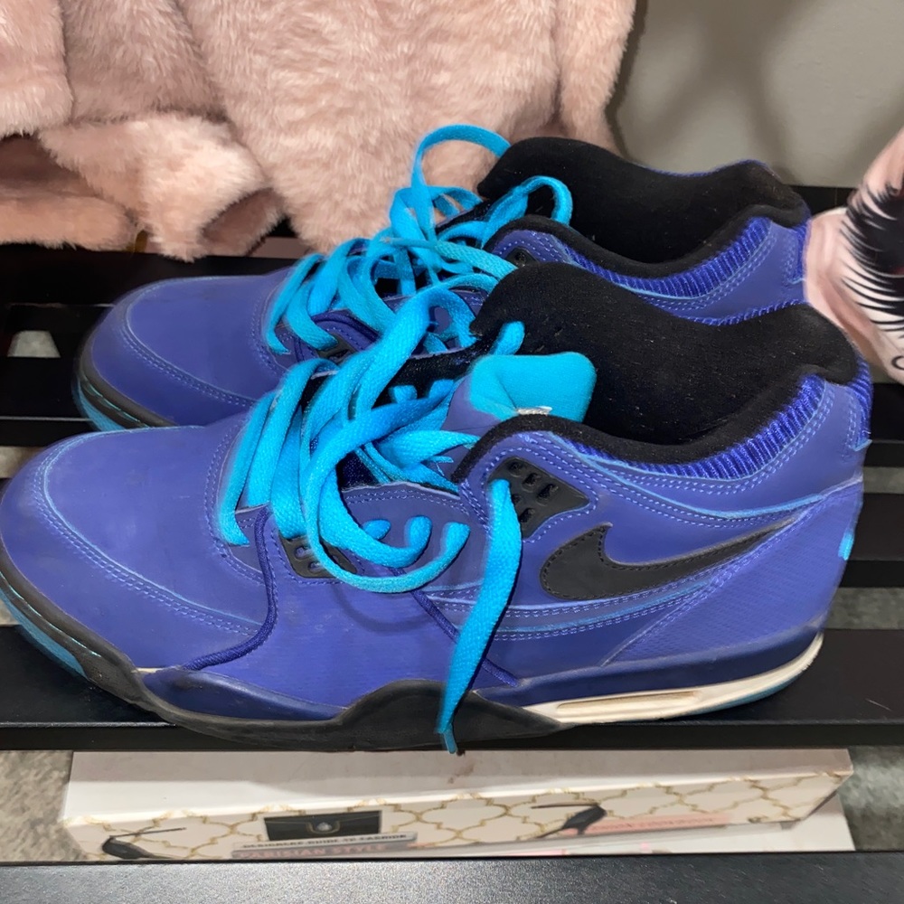 Nike Air Flight 89 Dark Royal Blue/Black-Current Blue-White
